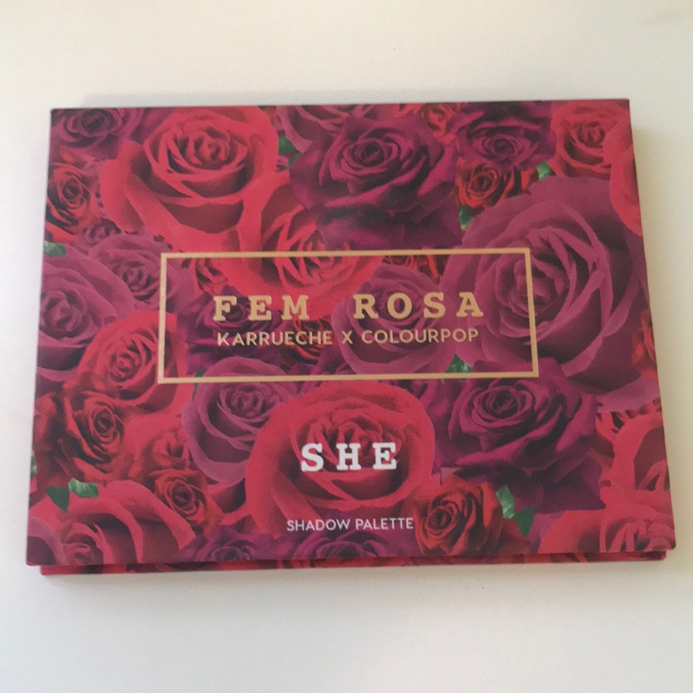 Colourpop Fem Rosa She eyeshadow palette.
